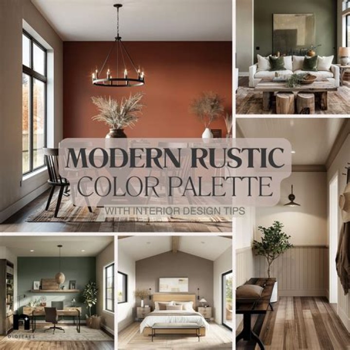 What are modern rustic colors?