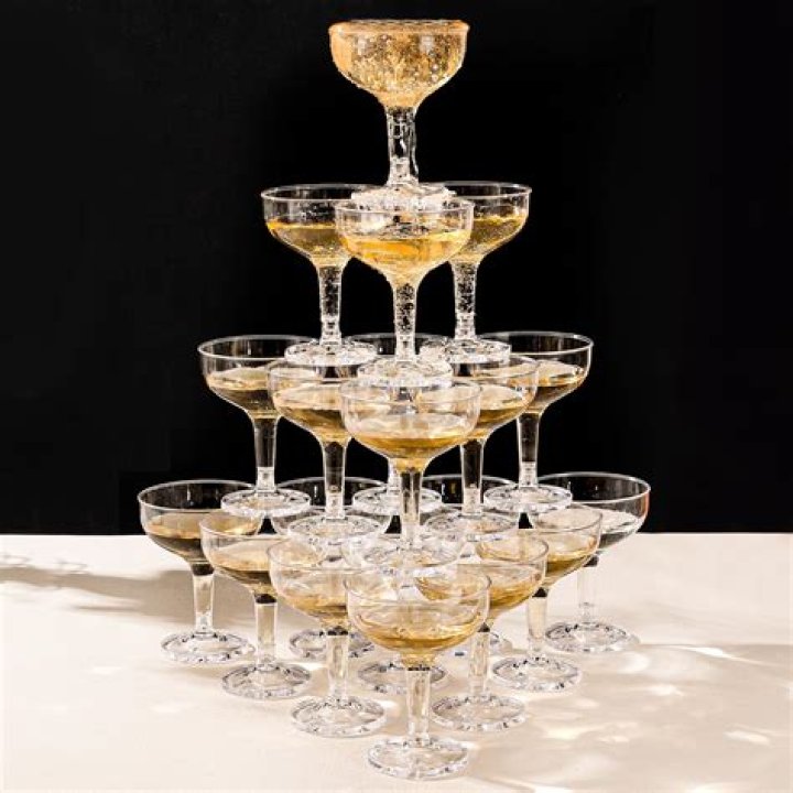 What are old fashioned champagne glasses called?