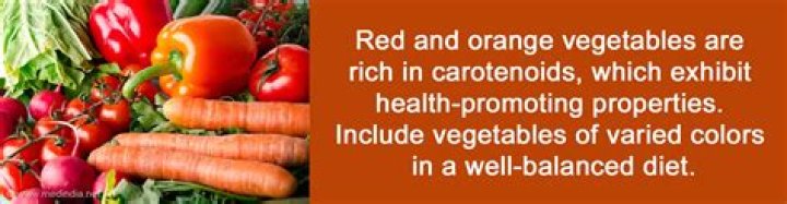 What are red and orange vegetables?