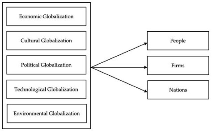 What are the 5 main types of globalization?