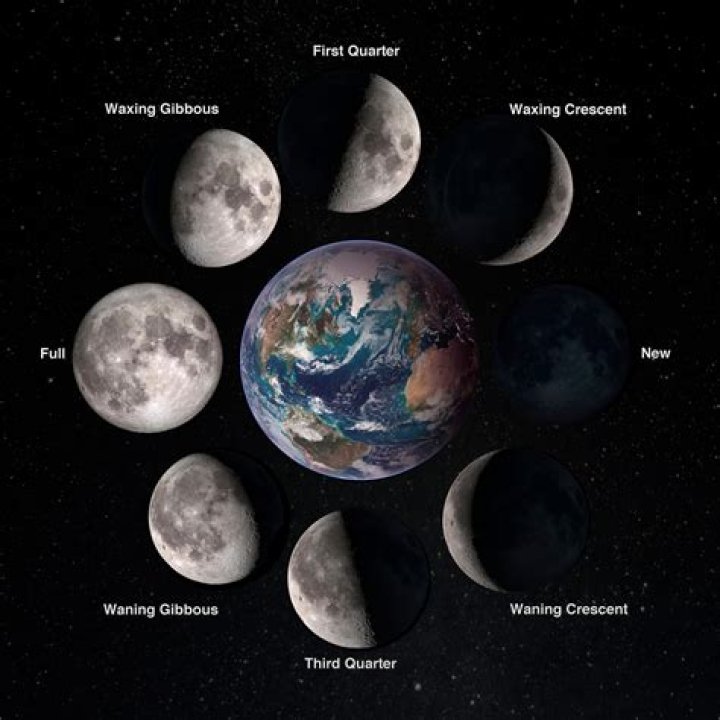 What are the 8 types of moons?