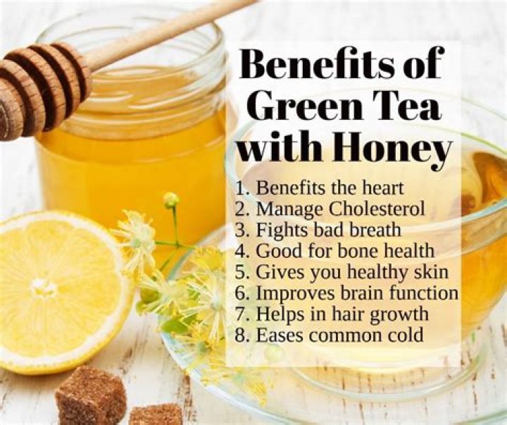 What are the benefits of green tea and lemon?