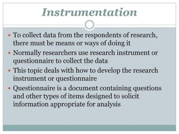 What are the common research instruments used to gather data?