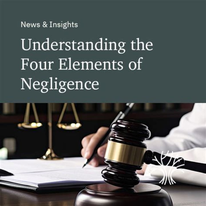 What are the four steps in proving negligence?