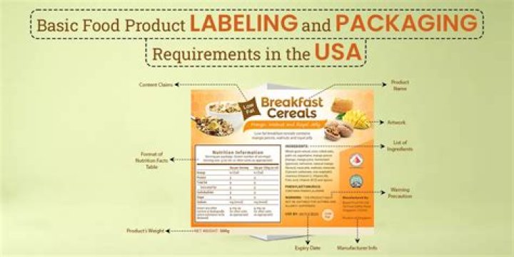 What are the Labelling requirements of food products?