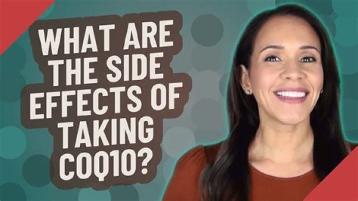 What are the side effects of taking CoQ10?
