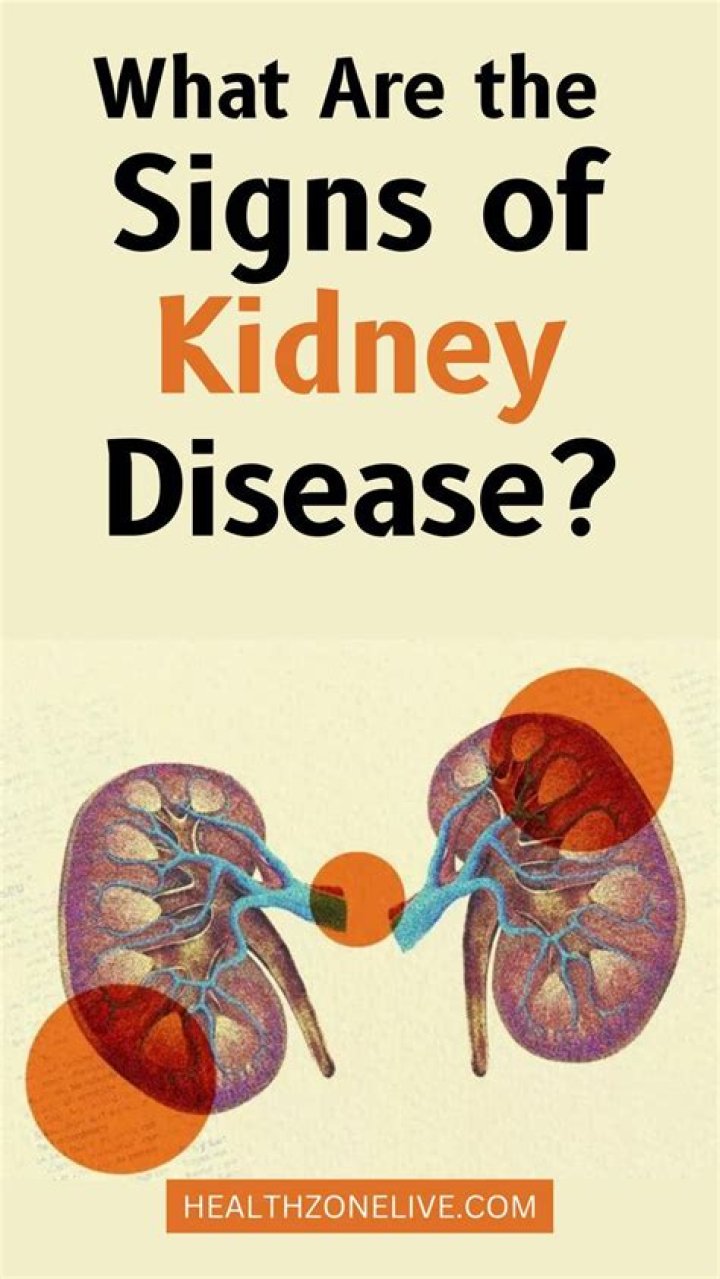 What are the signs of kidney disease?