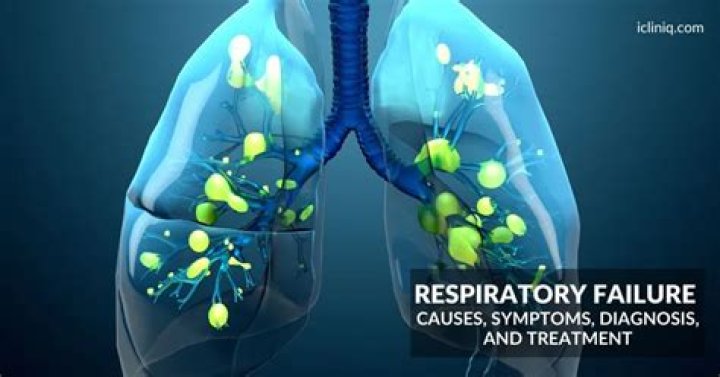 What are the symptoms of respiratory failure?