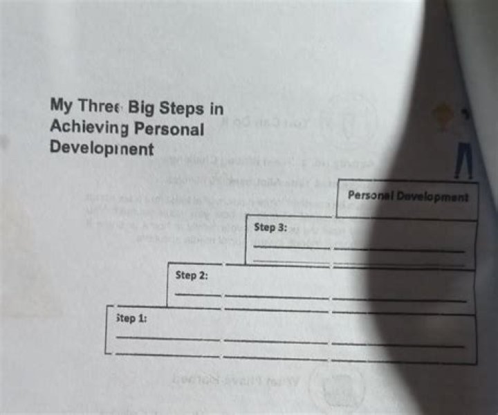What are the three big steps in achieving personal development?