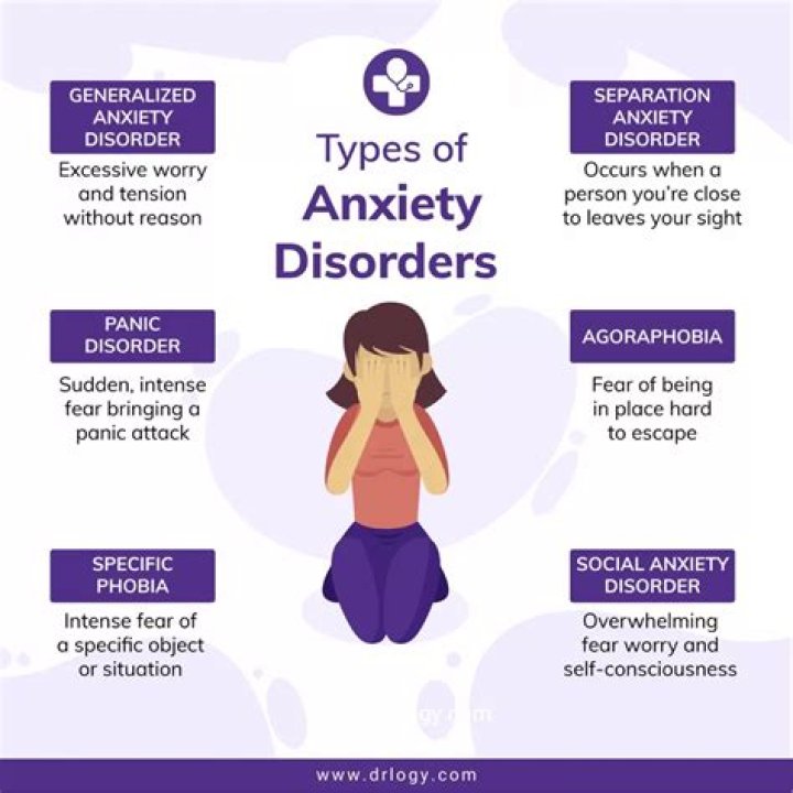 What are the three categories of anxiety disorders?