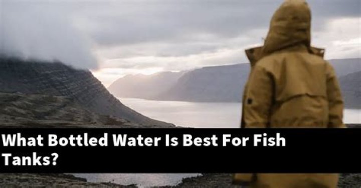 What bottled water is best for fish tanks?