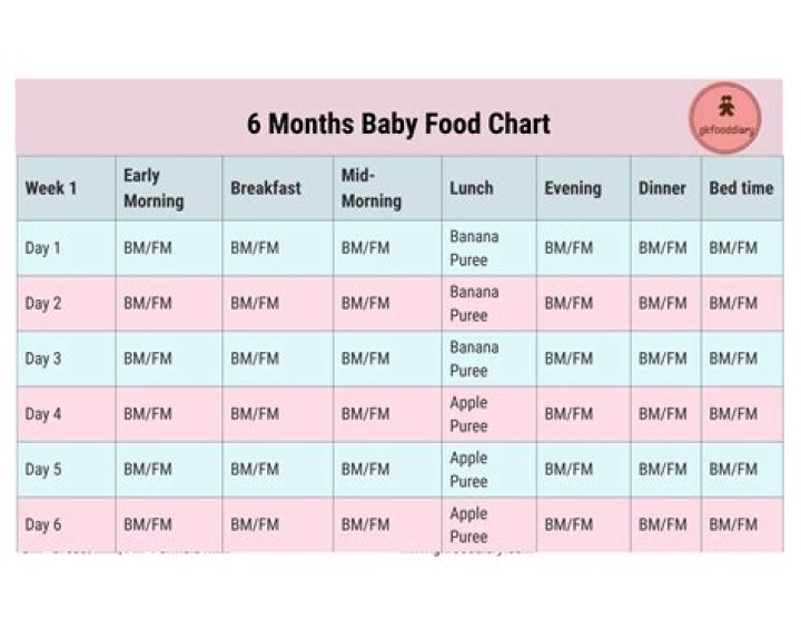 What can I give my 6 month old for breakfast?