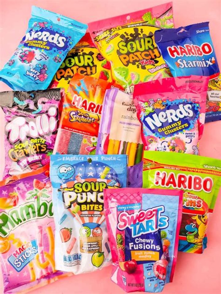 What candy absorbs alcohol?