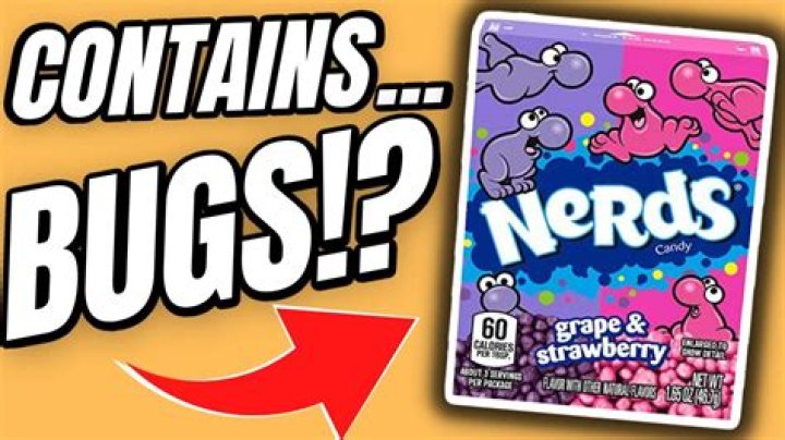 What candy is made out of bugs?
