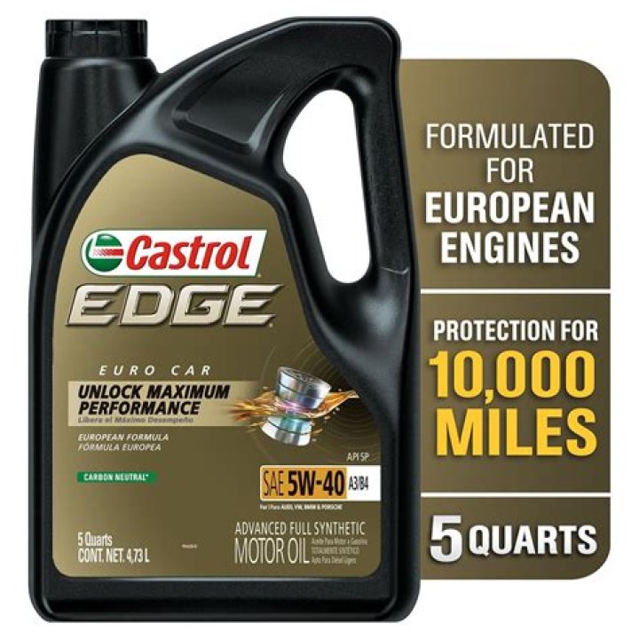 What cars use 5w40 oil?