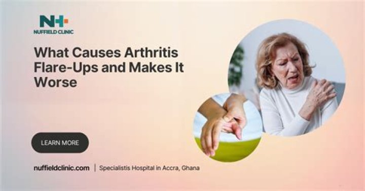 What causes arthritis flare ups?