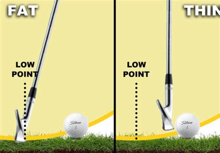 What causes you to hit a golf ball fat?