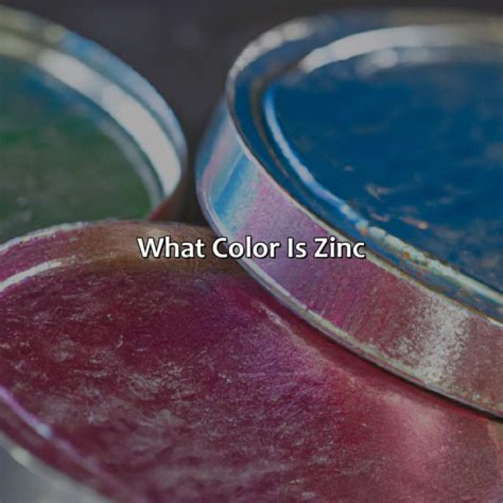 What color is zinc?