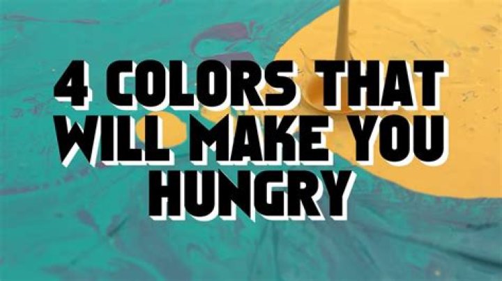 What color makes you not hungry?