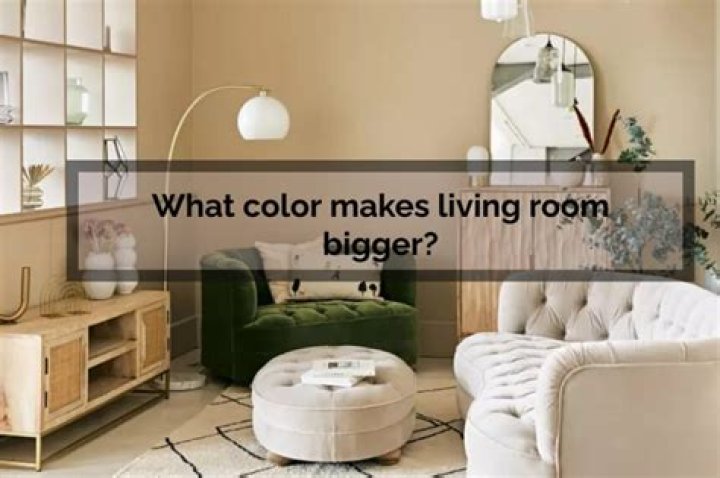 What colors make room bigger?