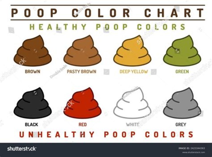 What Colour is healthy poop?