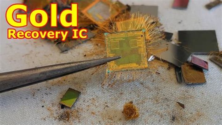 What devices contain gold?