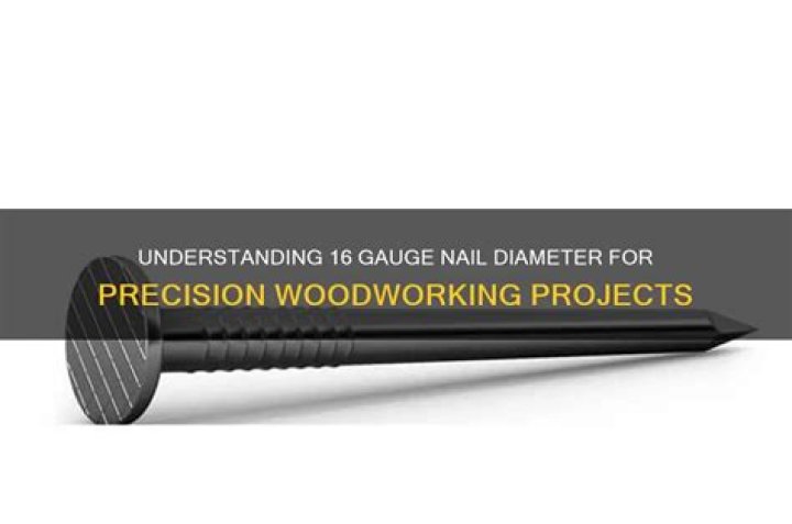 What diameter is a 16 gauge nail?