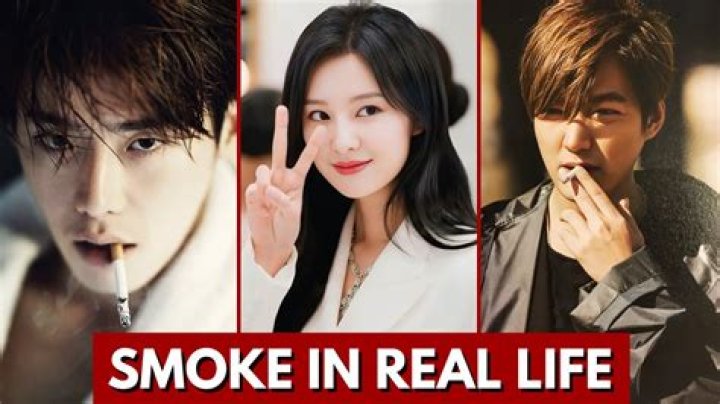 What do actors smoke on screen?