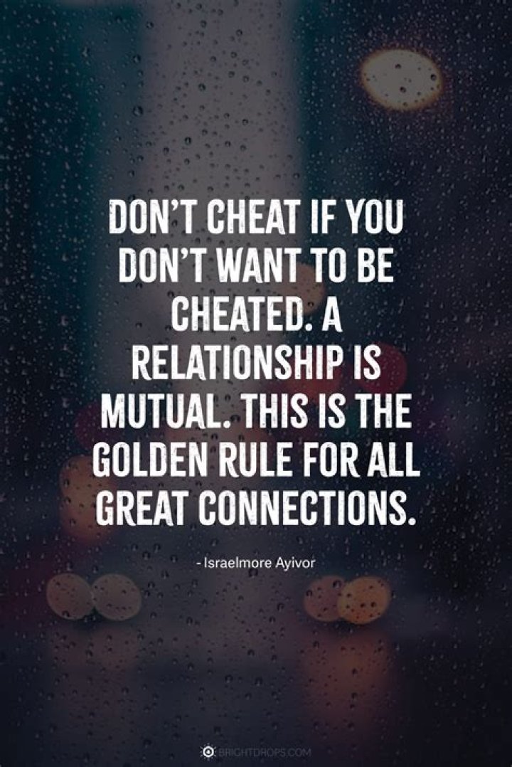 What do all cheaters have in common?
