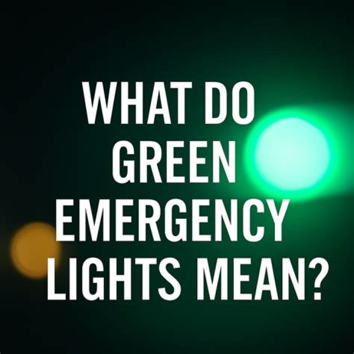 What do green LED lights mean?