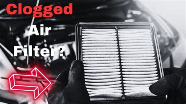 What does a bad air filter sound like?
