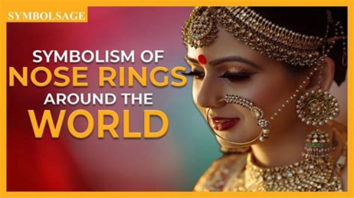 What does a nose ring on a girl mean?