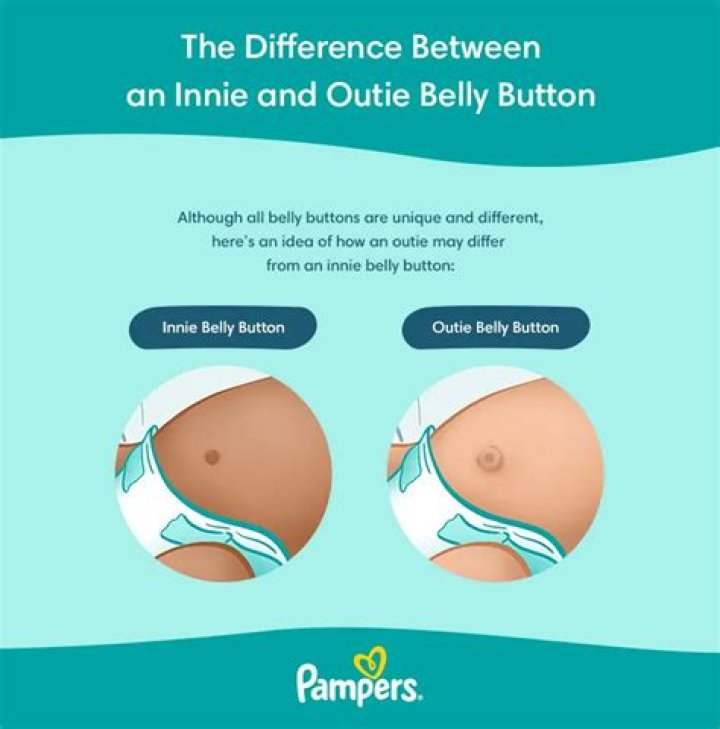 What does a swirly belly button mean?