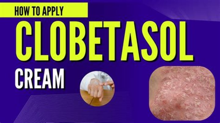 What does clobetasol do to the skin?