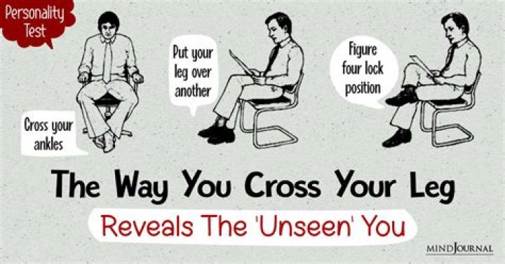 What does crossed legs mean?