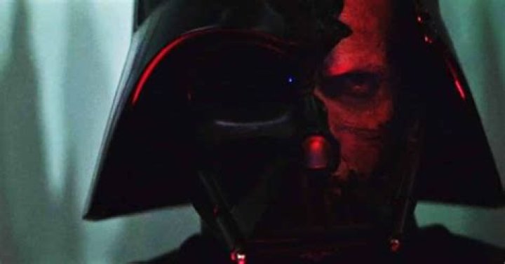 What does Darth Vader see through his mask?