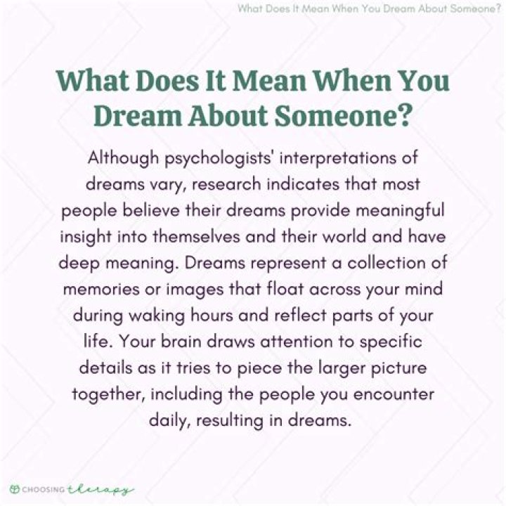 What does it mean when someone comes to mind?