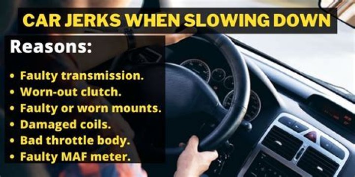 What does it mean when your car jerks?