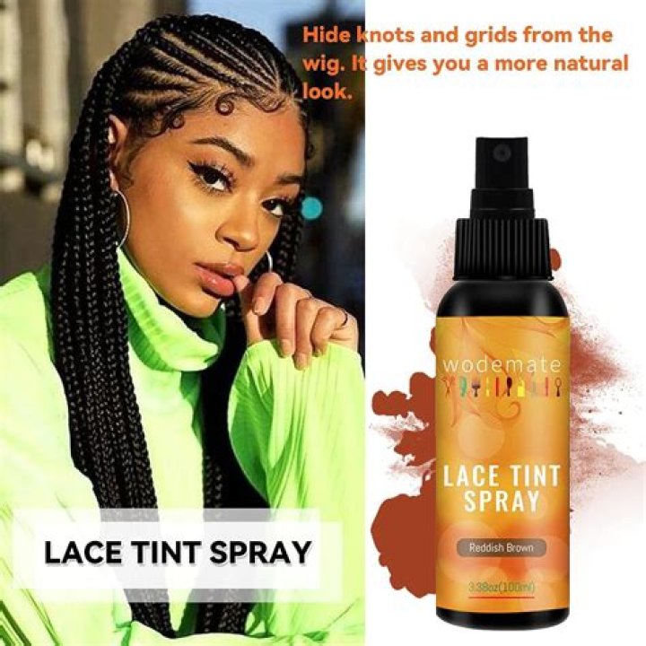 What does lace tint Spray do?