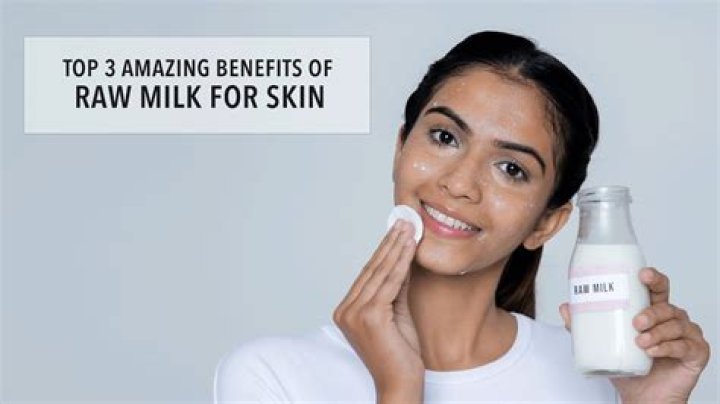 What does milk do to your face?