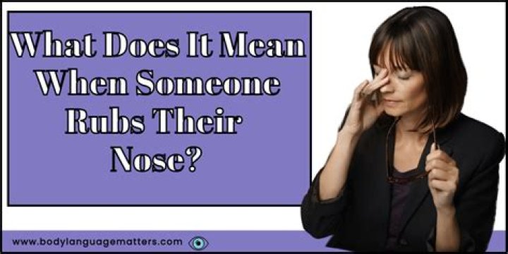 What does rubbing noses together mean?