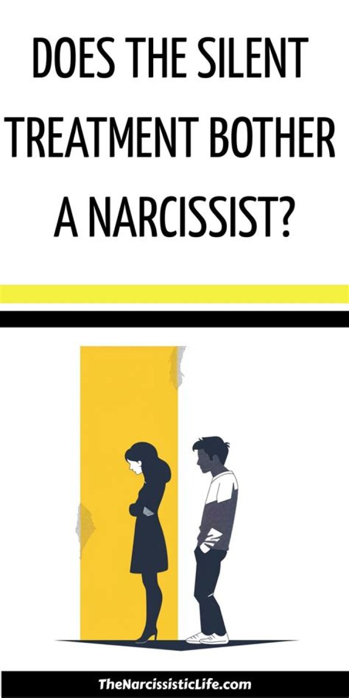 What does silence do to a narcissist?