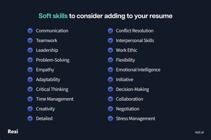 What does soft skills mean on a resume?