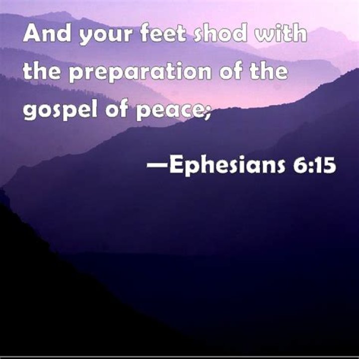 What does the word shod mean in the Bible?