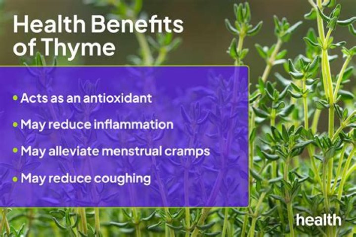 What does thyme help with?