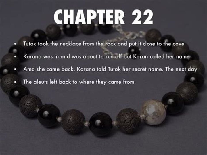 What does Tutok leave for Karana on the rock?