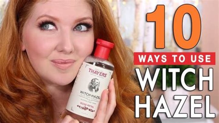 What does witch hazel toner do?