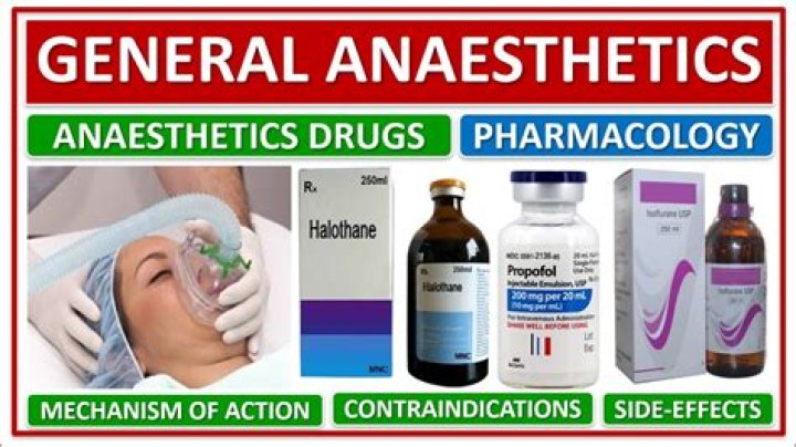 What drugs do they give you for general anesthesia?