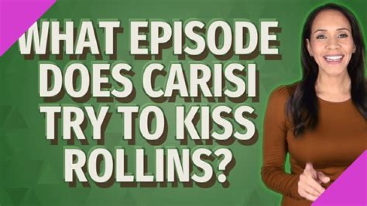 What episode does Carisi try to kiss Rollins?