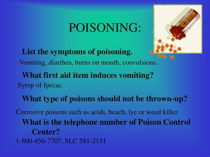 What first aid item induces vomiting?